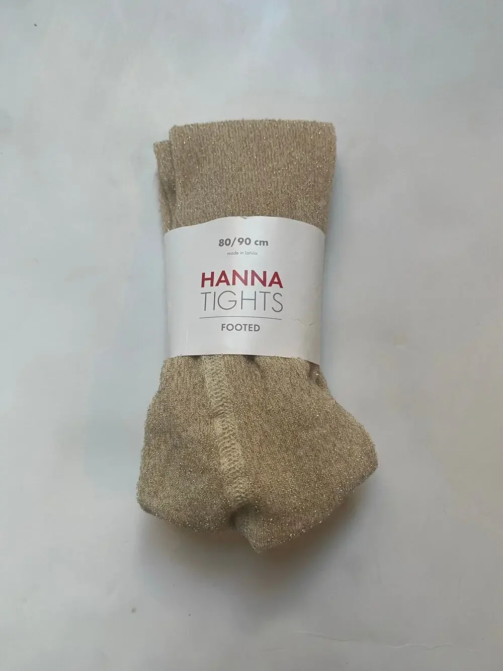 NEW Hanna Andersson Gold Shimmer Tights